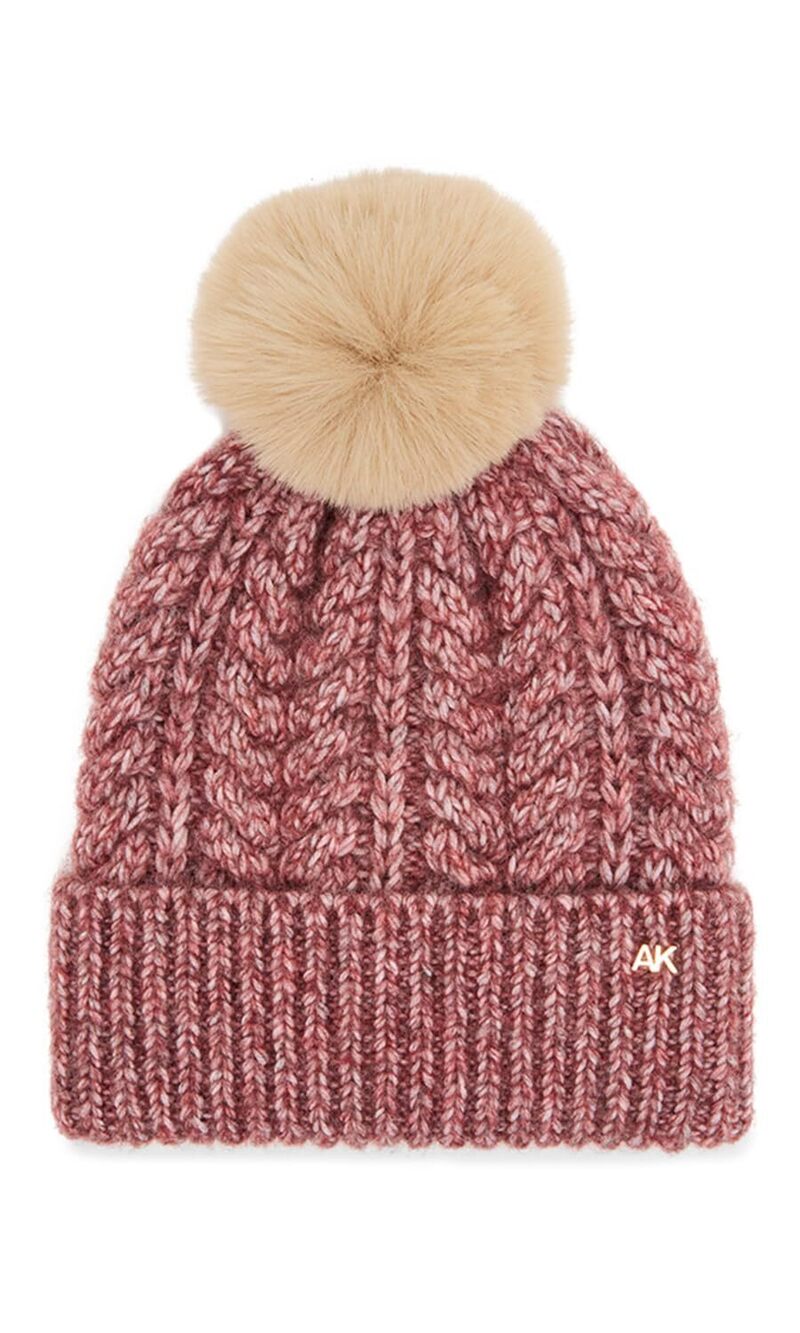 8569 Getaway Cable Beanie, Merlot
